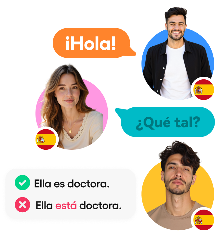 Spanish AI conversation examples with native speakers